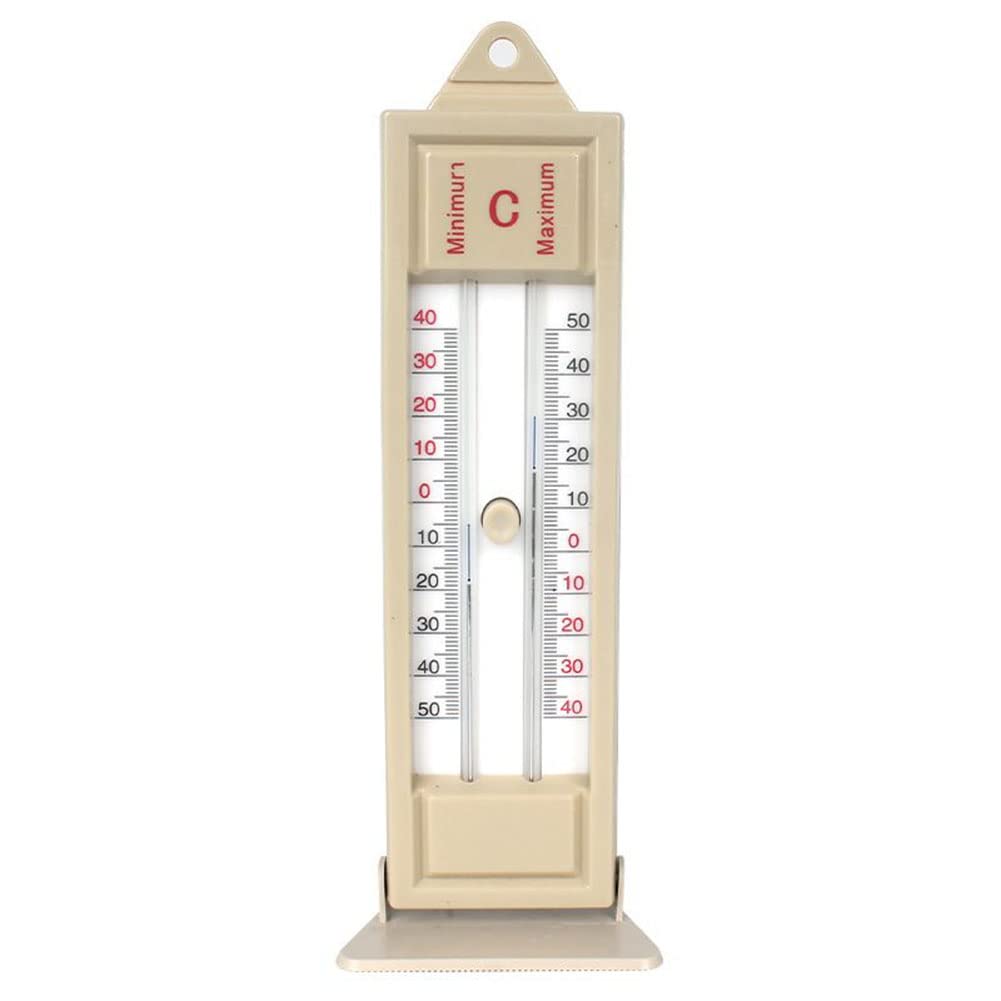 DAZZLEEX Greenhouse Thermometer Greenhouse Memory UShaped WallMounted