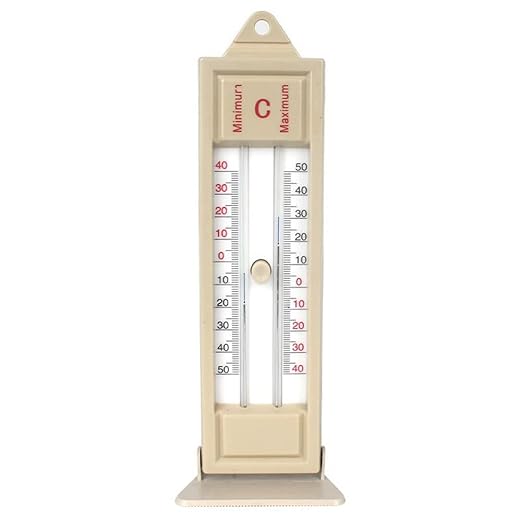 DAZZLEEX Greenhouse Thermometer Greenhouse Memory UShaped WallMounted