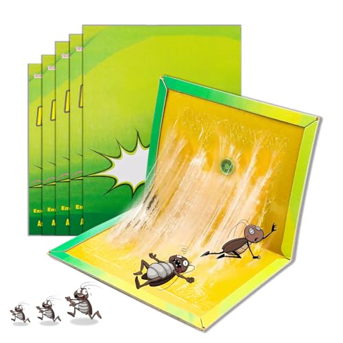 Qcdou Sticky Traps 6 Packs Pest Sticky Pad Traps Fungus Gnat Sticky Traps Multi-Use Pest Sticky Pad Traps Boards Extra Strong Sticky Glue Trap Pest Sticky Pads for Indoor Outdoor Garden Use(B)