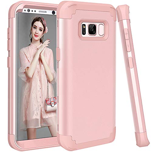 Coque Galaxy S8 LK3JT rose gold en silicone rigide de protection