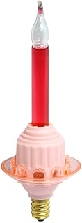 Christopher Radko 43009 - Light Pink Bubble Brite Retro Bubble Light Bubble Light Replacement Bulb