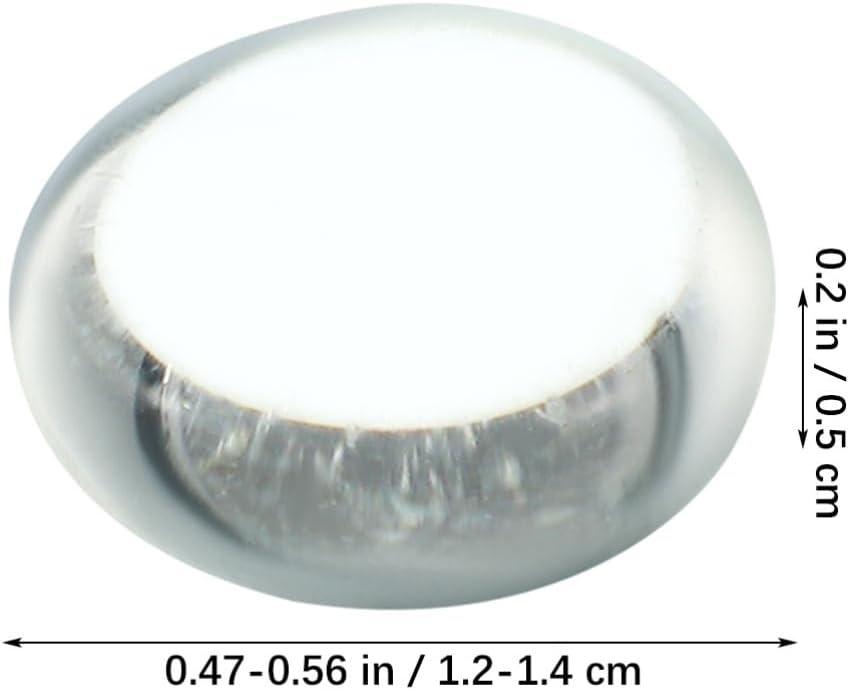 400pcs Clear Marbles Decorative Beads for Crafts and Fish Tanks Lightweight Robust for Centerpieces and Aquarium Decor Elegant