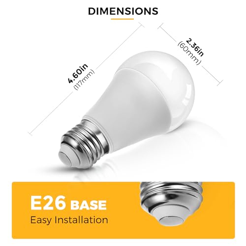 Image of L LOHAS LED Light Bulbs, Sleep Aid Amber Light Bulb, Blue Light Blocking