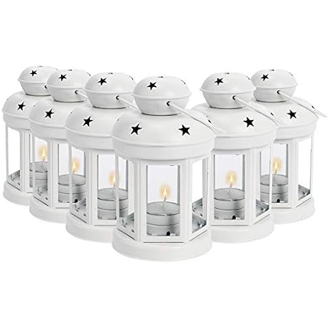 Nicola Spring Metal Candle Lanterns Set of 2 Cover