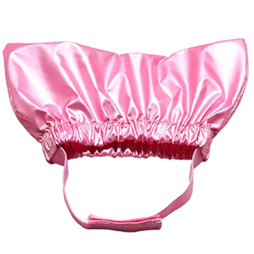 Gorro de Ducha para Perros Gorros de Ducha para Mascotas Gorro de baño Impermeable para Perros Cubiertas Ajustables para Orejas de Perro con Correa para el baño