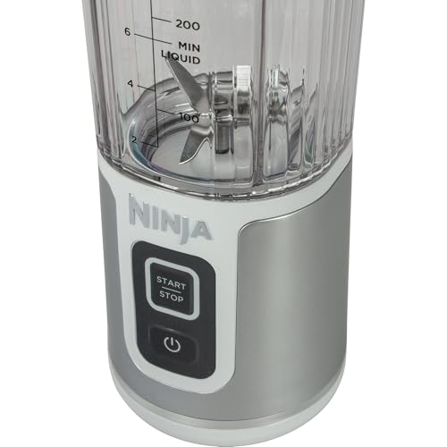 Image of Ninja Blast BC151EUWH Portable Blender / Blender / Smoothie Maker, 530 ml Cup, Leak-proof Lid, Powerful Mini Stand Mixer, Wireless & Rechargeable, Crushes Ice & Fruit, White