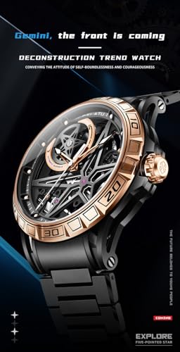 Image of OLEVS Men Watch Blue Gold Analog Quartz Stainless Steel Waterproof Luminous Date Luxury Casual Watch