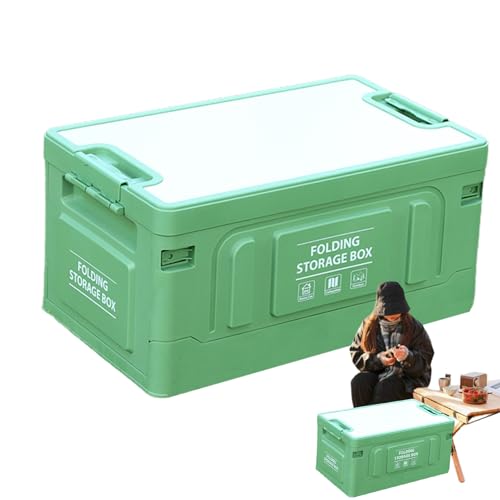 Generico Baúl plegable, organizador para maletero, contenedor de almacenamiento multiusos de 60 litros para coche, viajes por carretera, herramientas, camping, ropa, juguetes - imagen 7