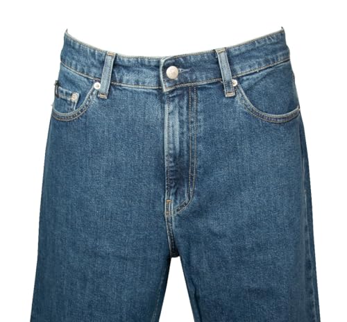 Calvin Klein Jeans Men's jeans regular taper stretch trousers 5 pockets article ZM0ZM02208, 1A4 Denim medium, 334