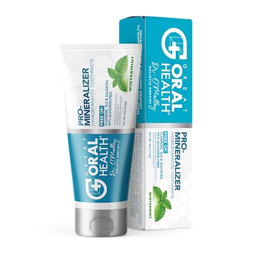 Pro-Mineralizer Toothpaste - Nano Hydroxyapatite & Enamel Support Toothpaste W/Xylitol Aloe Vera & Sea Salt - Anti Cavity & Fluoride Free Nanohydroxyapatite Toothpaste - Dentist Formulated Toothpaste #TOP3