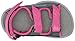 Columbia Youth Unisex Techsun 3 Strap Sandal, Pink Ice/Pacific Rim, 10
