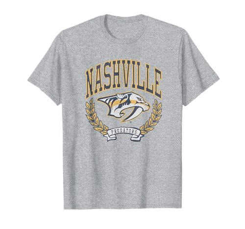 Nashville Predators Vintage Victory Gray Officially Licensed T-Shirt