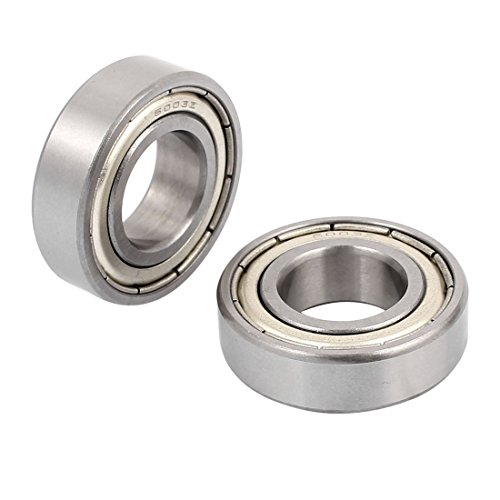 Rodamiento 17x35x10 mm de bolas con ranura profunda y baja velocidad 2