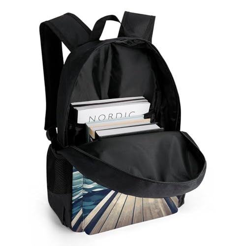 Mochila casual para senderismo liviana unisex miniatura 5