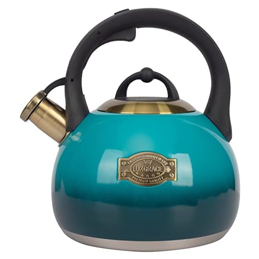 Tea Kettle Stovetop Whistling Kettle Teapot, Food Grade Stainless Steel Teakettle for Stove Top with Heat Proof Ergonomic Handle, 3.1 Quart Tea Pot