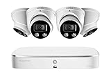 Lorex N4K2SD-84WD 4K Smart Deterrence Surveillance System Featuring N842A82 2TB 4K Fusion NVR and 4...