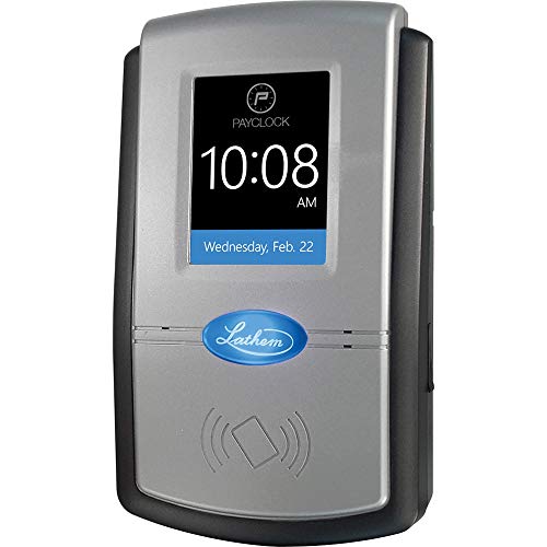 Lathem PC700-WEB Online WiFi TouchScreen Time Clock System, Gray