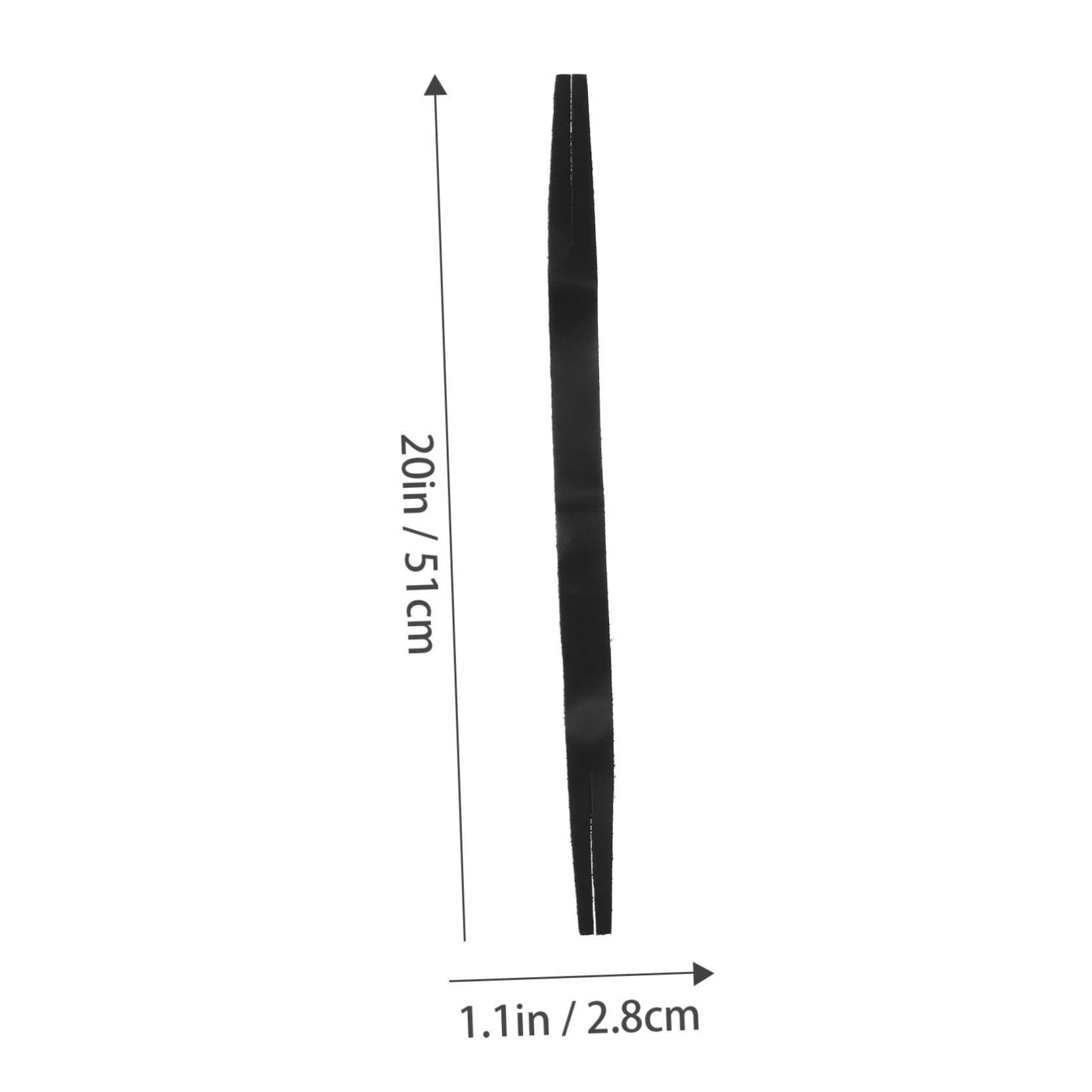 Milisten 2stücke Robuster Cymbal Strap Aus Rindsleder Stabile Halterung Für Musikinstrumente Schwarz Für Übungen Und Auftritte Verhindert Bewegung Der Hi-hat Und Verbessert Die