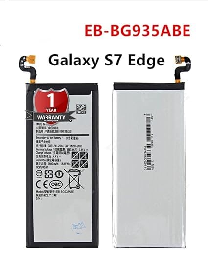 Image of THE BATTERY STORE Original EB-BG935ABE Battery for Samsung Galaxy S7 Edge SM-G935 / G935 Battery with 1 Year Warranty ***** (Q151)