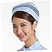 PartyKindom Nurse Hat Cosplay Accessory Women's Fashion Scrub Cap Made of Cotton Comfortable
