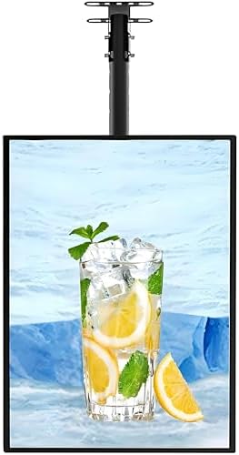 Ultrathin LED Light Box Menu Display, 30x40cm Snap Frame Advertising Screen, Illuminated Poster Holder for Restaurants, Cafes, and Shops - Commercial Use