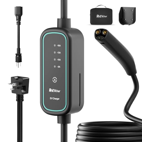 RhEVchar 16A Tesla Charger: Mobile Electric Vehicle Charging Station