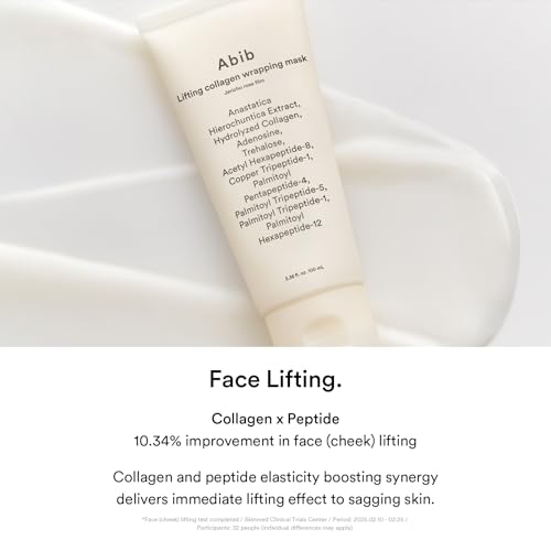 Abib Collagen Overnight Wrapping Mask Jericho Rose, Peel Off Face Mask for Glass Skin & Pore Tightening, Lifting & Firming Korean Skincare 3.38 fl.oz - Image 5