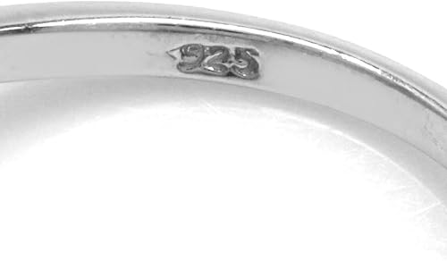 Miniatura 4 de Silvershake Genuine Gemstones 925 Sterling Silver Tulip Flower Wedding Party Right Hand Ring Jewelry for Women