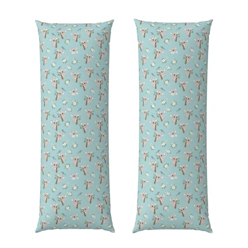 Housse de coussin de corps 50x150 cm pour traversin de lit