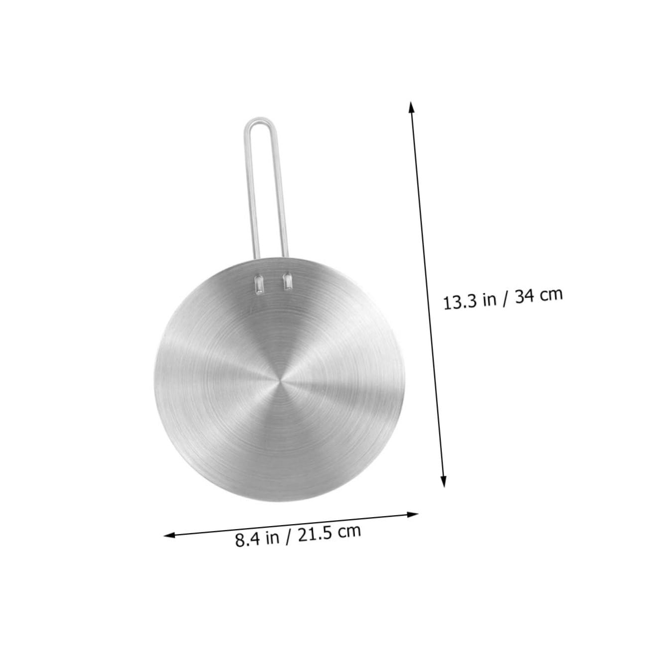 STOBAZA Duction Plate for Induction Cooktops Stainless Steel Heat Diffuser Easy to Operate Store Kitchen Supplies