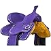 King Series Stratford Barrel Saddle 14In Purple