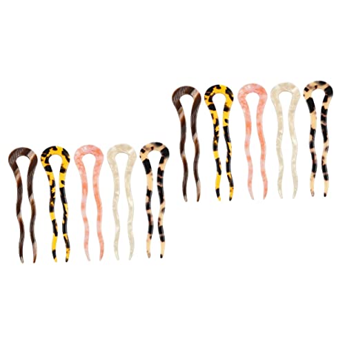 Épingles à cheveux U vintage POPETPOP pour chignon élégant x10