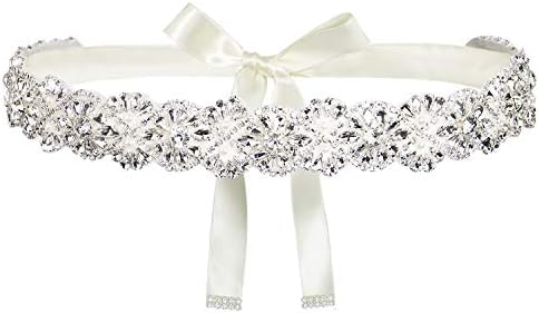 Women's Wedding Sashes Belt Rhinestone Crystal Ribbon Bridal Belt