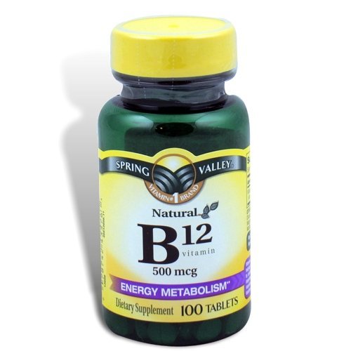 Spring Valley - Vitamin B-12 500 mcg, 100 Tablets