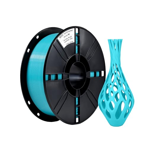 iBOSS PLA Plus (PLA+) 3D Filament 1.75mm, 1kg Spool, Light Blue, Eco-friendly, High Dimensional Accuracy, Easy to Print