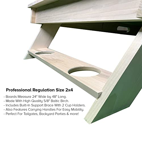 Us Army Camo Cornhole Game Set - Backyard (24" By 48") - Includes 2 Boards And 8 Corn Filled Bags #TOP1