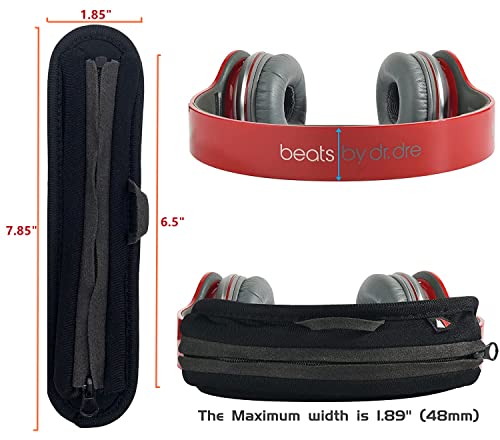 KOSTOO Universal Replacement Headband Cushion Pad Cover Protector Compatible with ATH M50X, QC 35i/35ii, QC25, Solo 2/Solo 3 - Image 2
