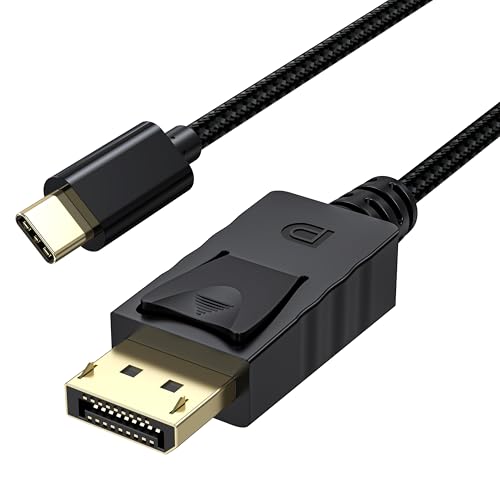 Cable USB-C a puerto de pantalla compatible con Thunderbolt 4 de 3 pies