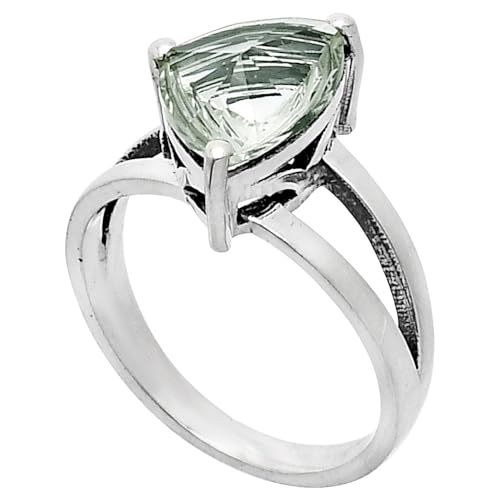 Fancy Cut Natural Gemstones Fancy Shape 925 Sterling Silver Ring s.6-10 R-1019 AGR1007