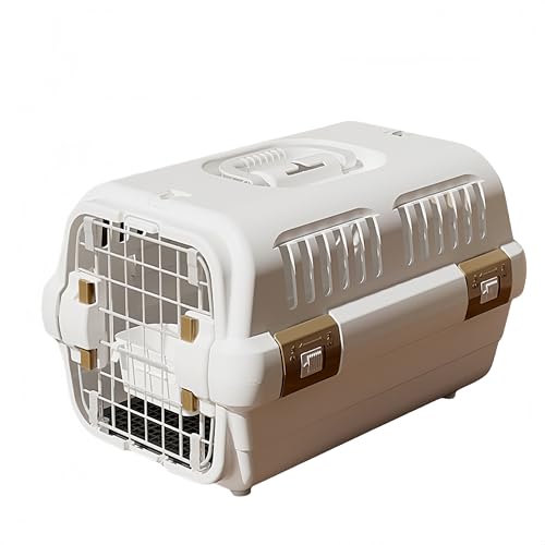 XZYSD猫空気ボックス猫バッグアウトポータブル猫ケージ猫ボックス犬輸送ボックス車犬ケージペット専用ボックス (サンルーフなしのMサイズ(ハンギングボウル+オムツボードをお送りします)【15頭以内推奨】。)