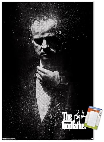 Poster mural Le Parrain 56,8x86,4cm avec support Trends International The Godfather