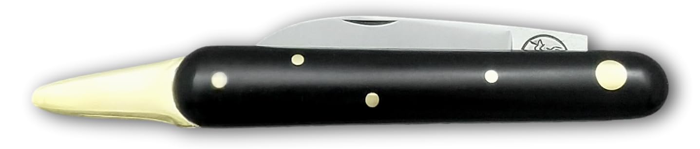 DUE BUOI COLTELLO DA INNESTO 224P SP OT - LAMA IN ACCIAIO AD ALTO TENORE DI CARBONIO