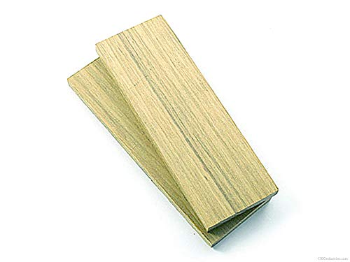 KnifeKits Teak - escalas - grau premium - (12,7 x 3,8 x 0,25)
