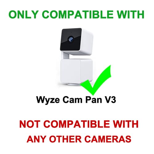 Câble d'extension d'alimentation pour Wyze Cam Pan v3 blanc micro USB coudé x2