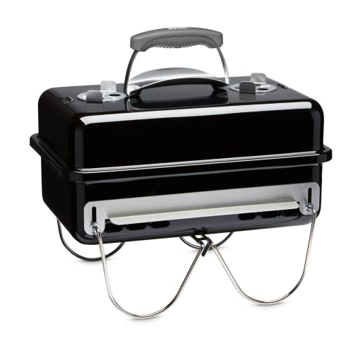 Weber Go-Anywhere Barbacoa de Carbón,portátil, 42 x 26 cm, Negro 1131004