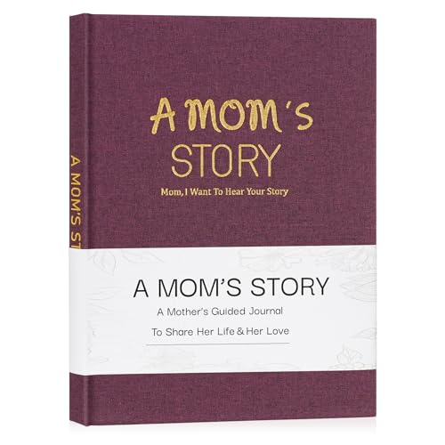Artmag Mom's Life Story Journal Family Keepsake Book Linen Hardco...