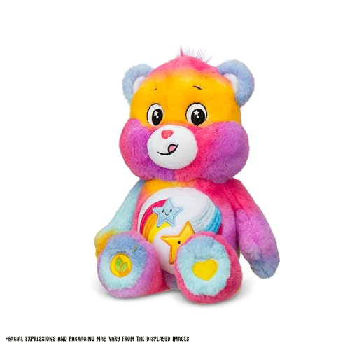 image for Care Bears Medium Plush Dare to Tie Dye Plushie for Ages 4+ – Stuffe