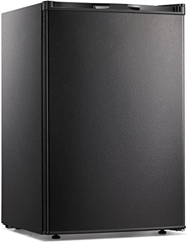 Kismile Upright Freezer, 3.0 Cu.ft Small Mini Freezer, Black