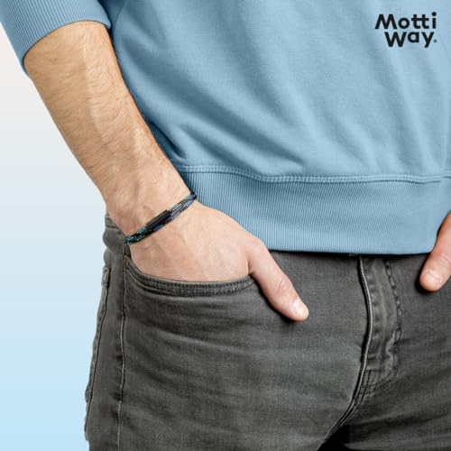 Nautical Durable Black Rope Cord Cuff Unisex Waterproof Bracelet with Magnetic Clasp for Men & Women4