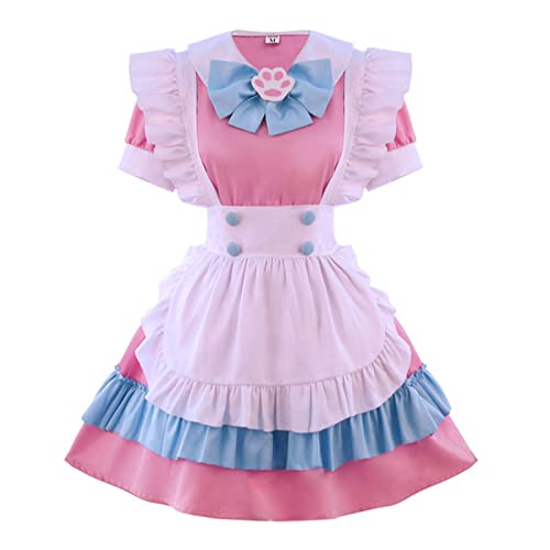 wjiNFDFG Anime-Cosplay-Kostüme Niedlicher Dienstmädchenanzug,...
